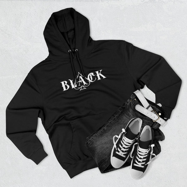 Unisex Black Hoodie w/Bloody Ace